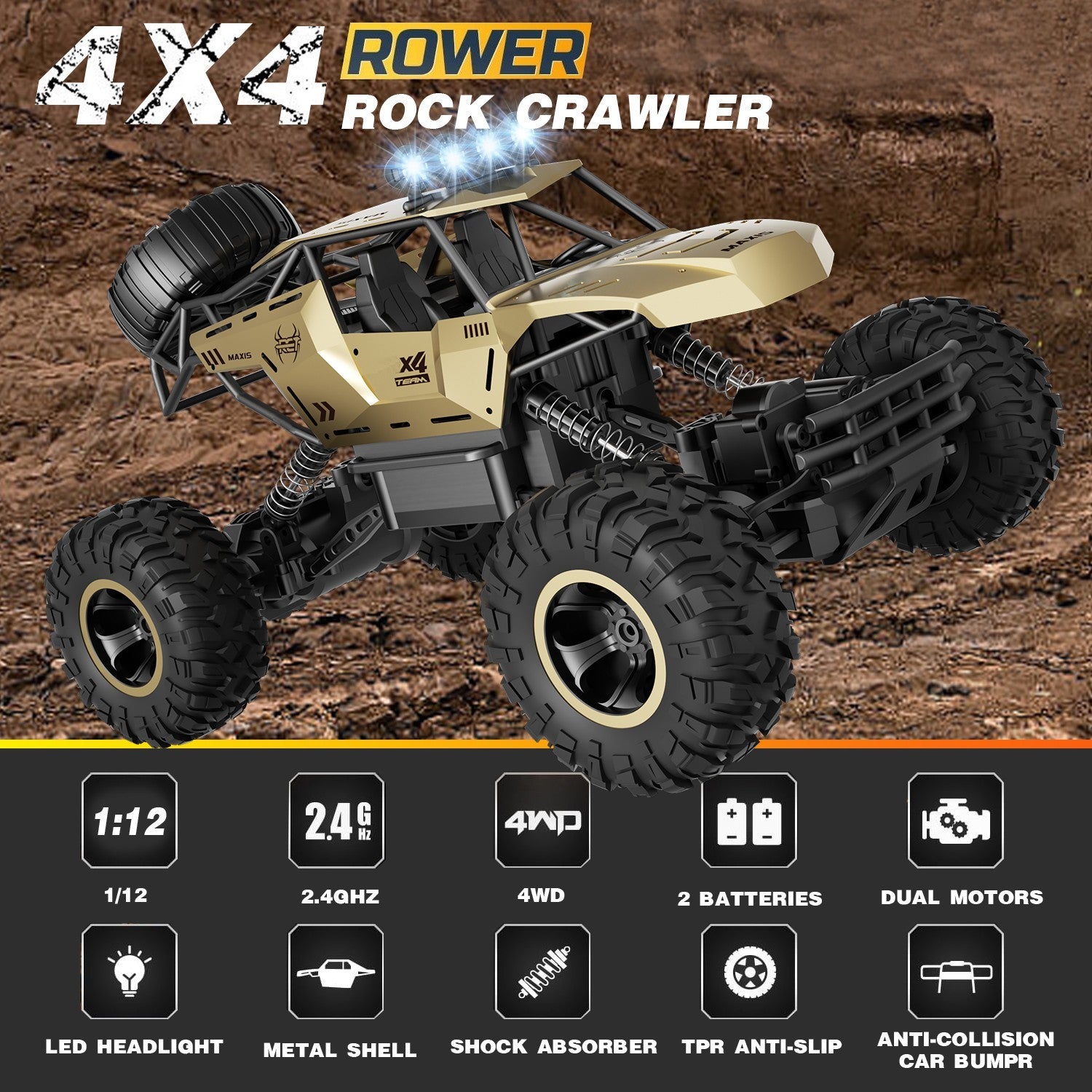 Electric Remote Control RC Monster Truck Toy