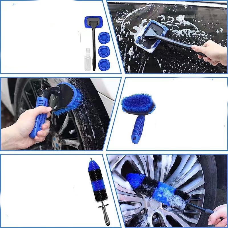 Tire Brush Car Supplies Cleaning Suit